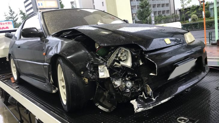 [事故車買取情報]千葉にて事故車のCR-Xを買取