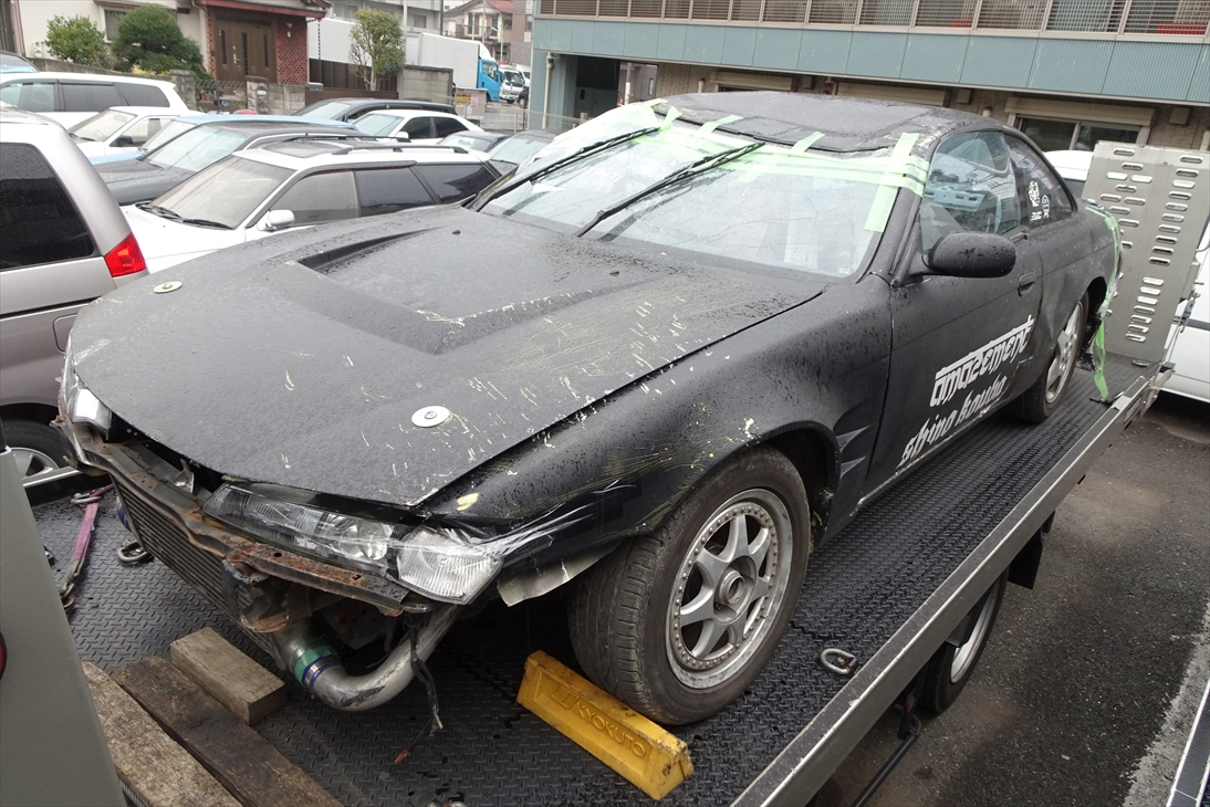[事故現状車入庫情報]S14シルビアが入庫！ | 処分にお困り車買取の