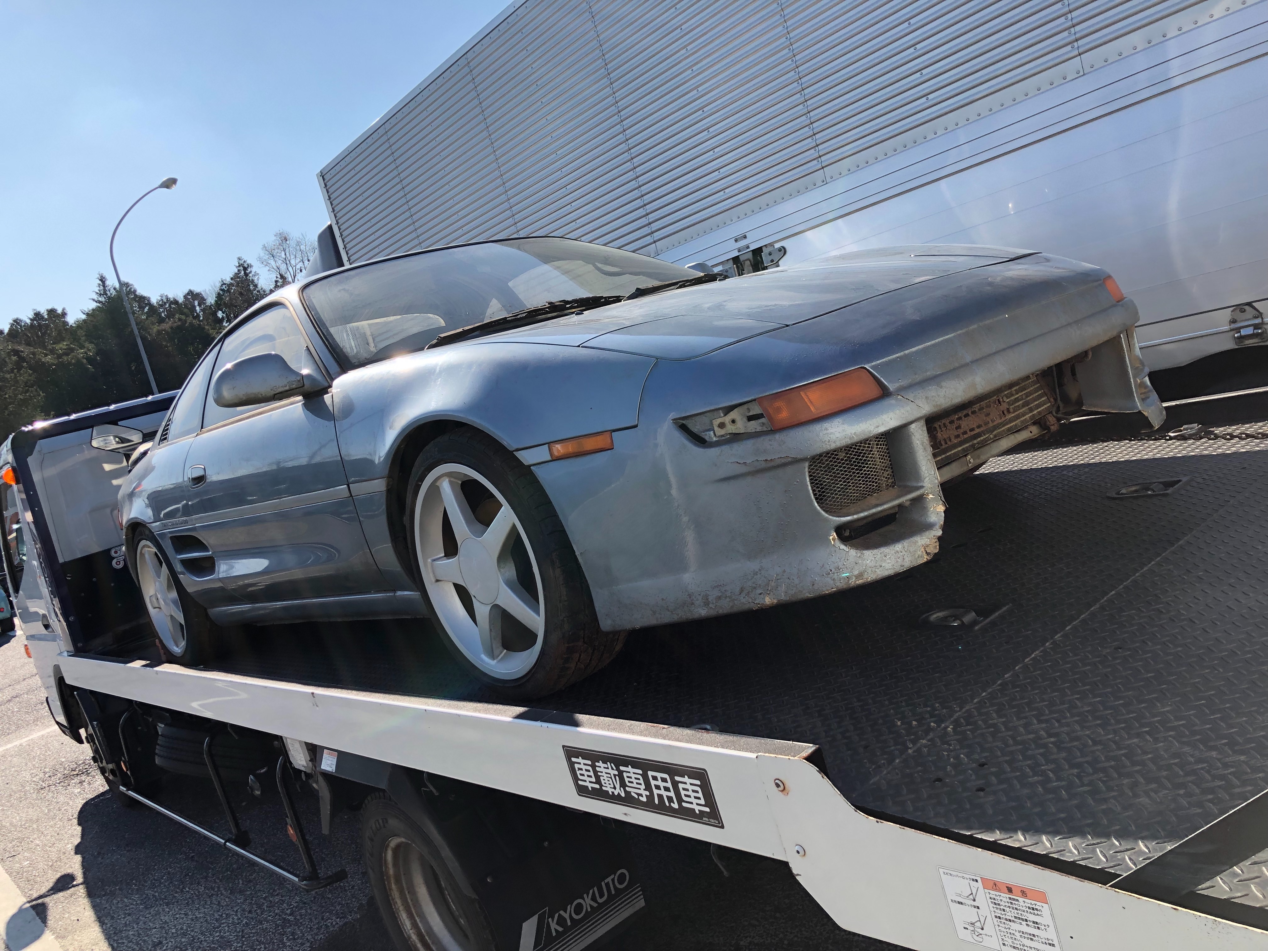 不動車買取情報 茨城にて長期不動車のmr2を買取 処分にお困り車買取のワールドワンパーツ